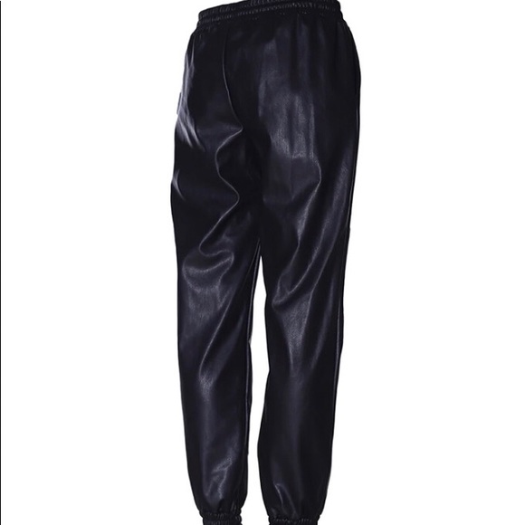 MICHAEL KORS Vegan Leather Joggers - Picture 4 of 7